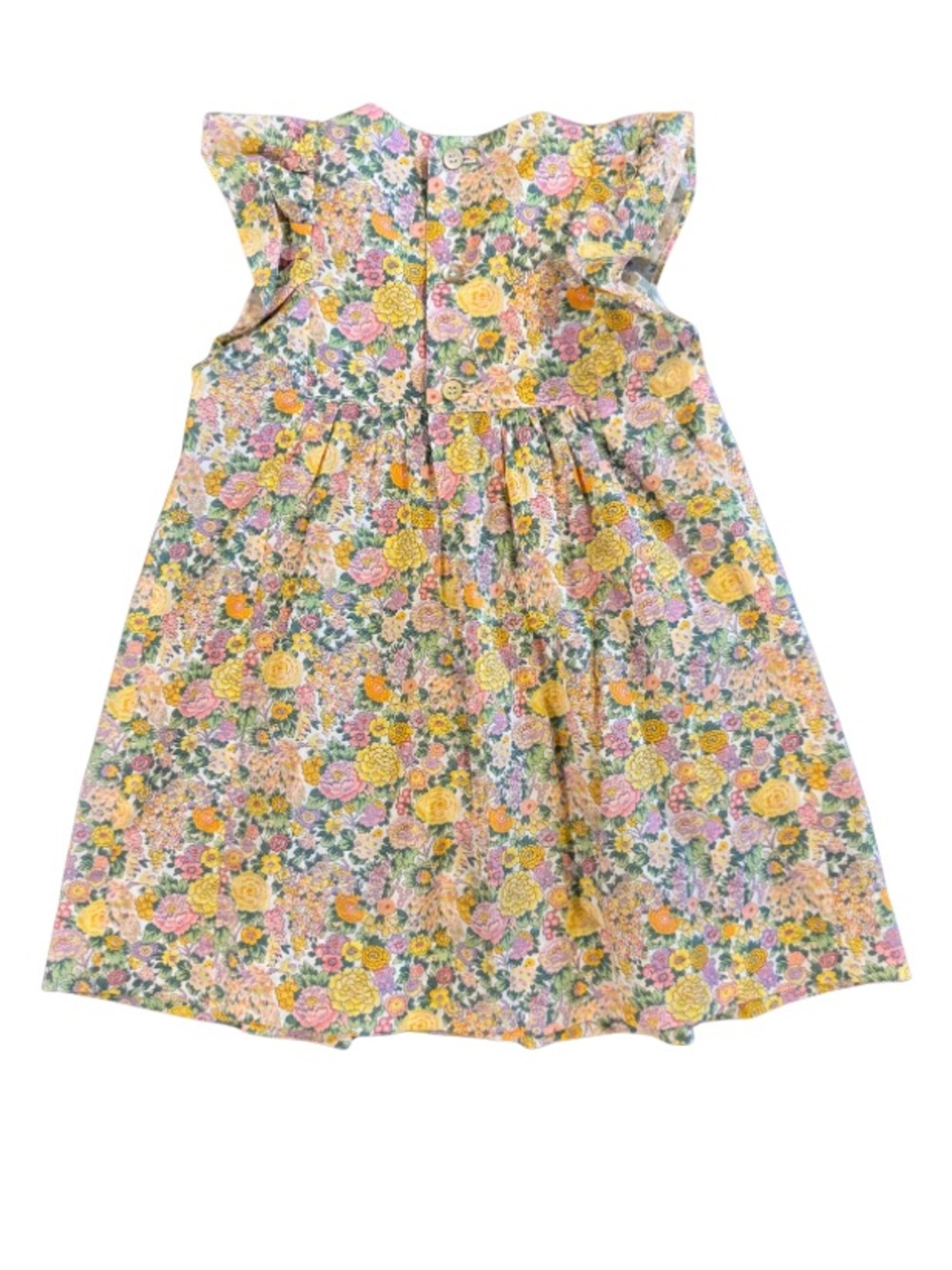 Amaia Hand Smocked Floral Dress Girls Size 3 🌸✨ - Picture 2 of 5